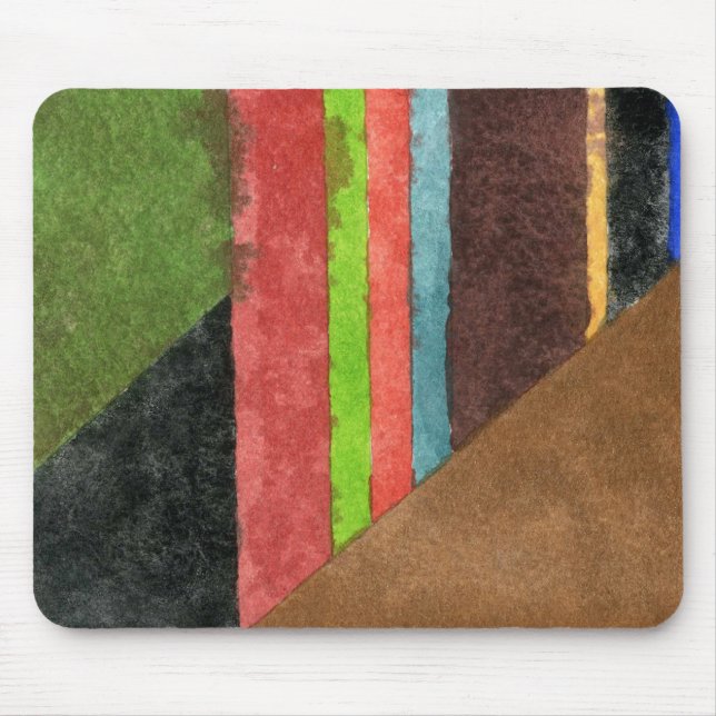 "Chevrons" Abstraktes Design Mousepad (Vorne)