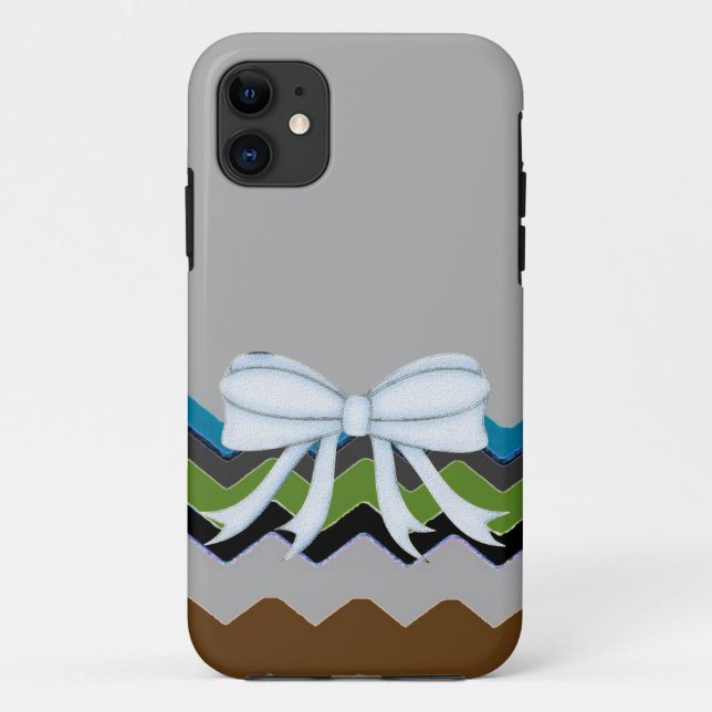 Chevrons Muster Dusche Party Office Destiny Case-Mate iPhone Hülle (Rückseite)