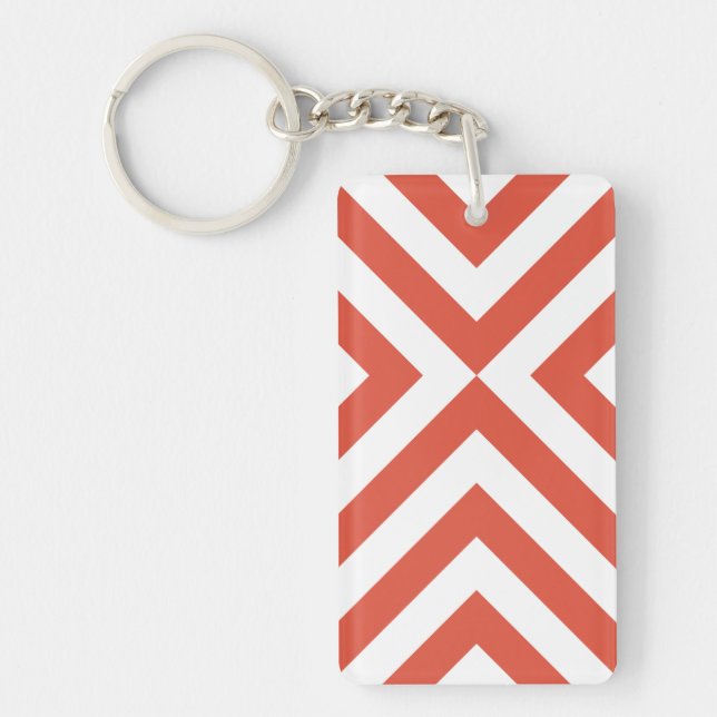 Chevrons orange et blanc (Devant)