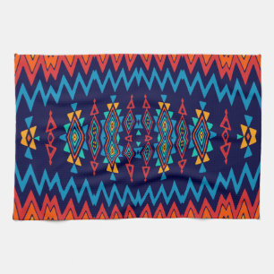 Chevrons und rhombus abstraktes Design Küchentuch