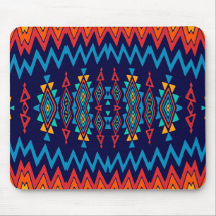 Chevrons und rhombus abstraktes Design Mousepad