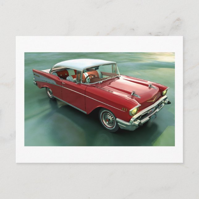 Chevy57-34 Postkarte (Vorderseite)