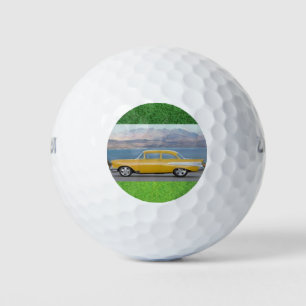 Chevy 1957 auf Golfbällen Wilsons 500 Golfball