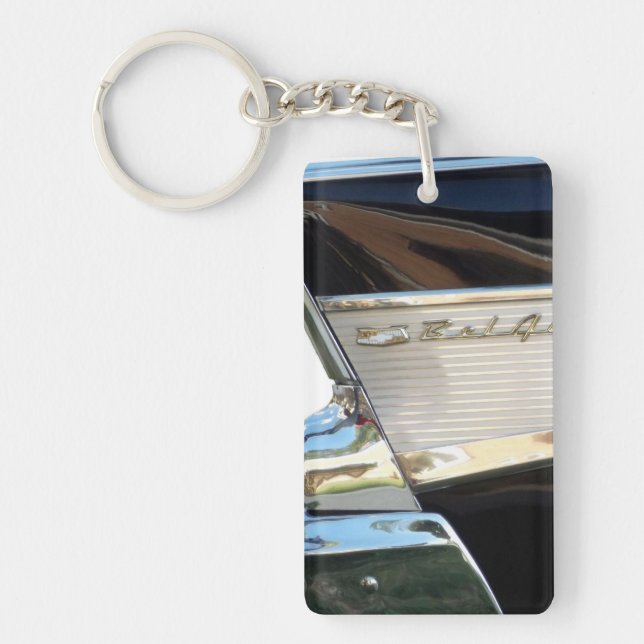 Chevy 1957 Bel Air - Schwanz-Flosse - Schlüsselanhänger (Vorderseite)