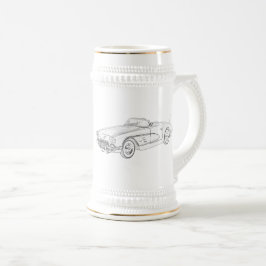 Chevy 1958 Korvette Bierglas