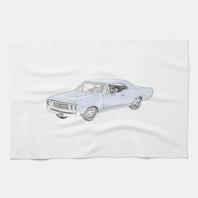 Chevy 1967 Chevelle Handtuch (Horizontal)