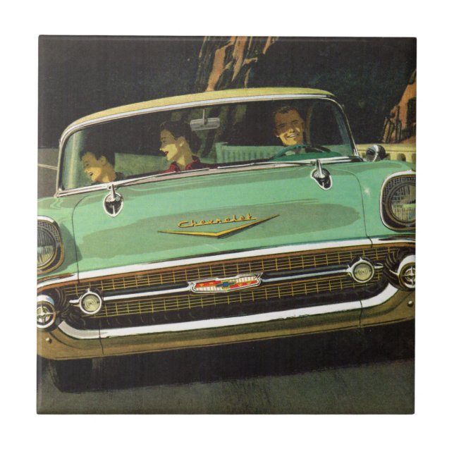 Chevy Bel Air 1957 Fliese (Vorderseite)