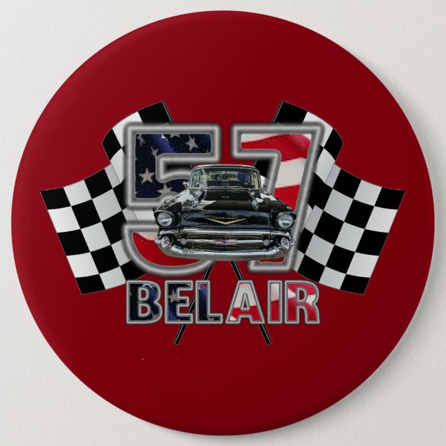 Chevy Bel Air-Knopf 1957 Button (Vorderseite)