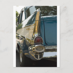 Chevy Bel Air Schwanz Fin Postkarte