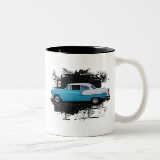 Chevy Bel Luft Klassiker Auto-Tasse 1955 Zweifarbige Tasse