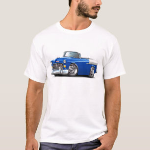 Chevy Belair Blau-Weißes Kabriolett 1955 T-Shirt