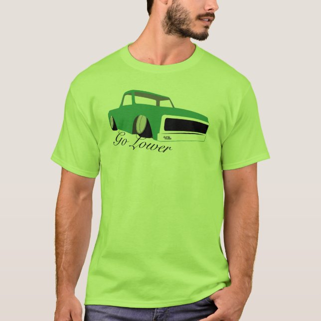 , Chevy c10 gehen Aufnahme auf LO T-Shirt (Vorderseite)