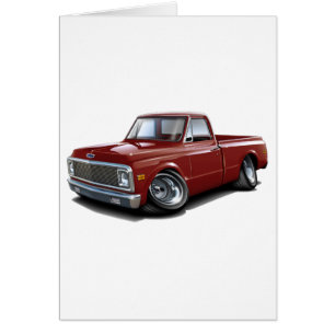 Chevy C10 kastanienbrauner LKW 1970-72