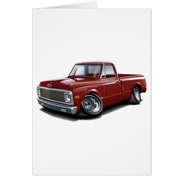 Chevy C10 kastanienbrauner LKW 1970-72 (Vorne)