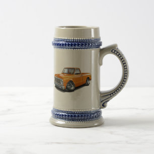 Chevy C10 Orangen-LKW 1970-72 Bierglas