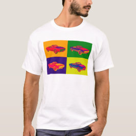Chevy Camaro RS konvertierbare Pop-Kunst 1967 T-Shirt