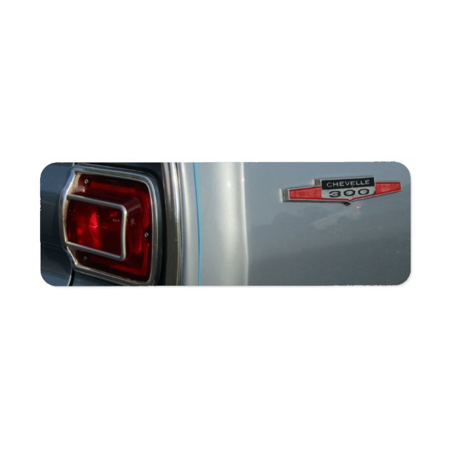 Chevy Chevelle 300 Rücksendeadressen-Aufkleber (Vorne)