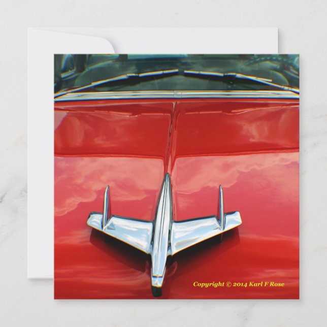 Chevy Einladung 1955 (Vorderseite)