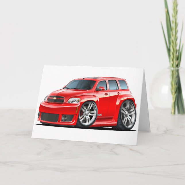 Chevy HHR SS Rot-LKW Karte (Vorderseite)