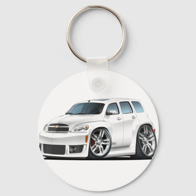 Chevy HHR SS White Truck Schlüsselanhänger (Vorderseite)