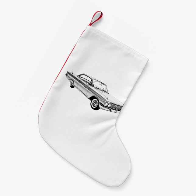 Chevy Impala-Blasen-Spitze 1961 Kleiner Weihnachtsstrumpf (Vorderansicht (hängend))