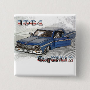Chevy IMPALA SS Knopf 1964 Button