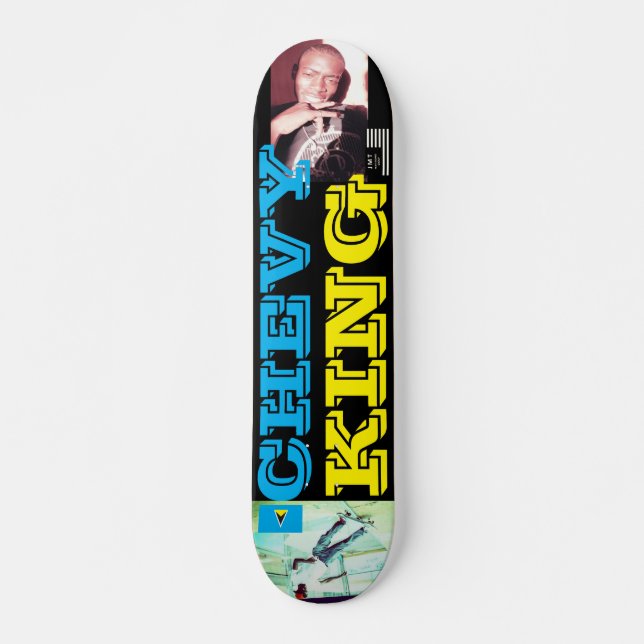 CHEVY KING OFFIZIELL JMT 7 3/4" Skateboarddecke Skateboard (Vorne)