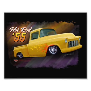 Chevy LKW-Druck 1955 Fotodruck