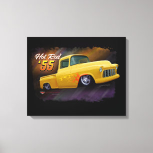 Chevy LKW-Druck 1955 Leinwanddruck