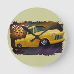 Chevy LKW-Uhr 1955 Runde Wanduhr