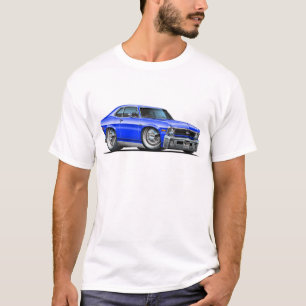 Chevy Nova-Blau-Auto T-Shirt
