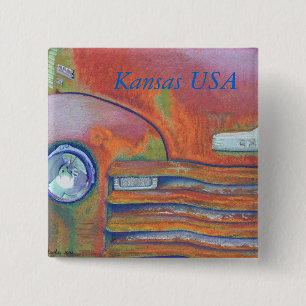Chevy Rost-Chevrolet-Lieferwagen-LKW Button