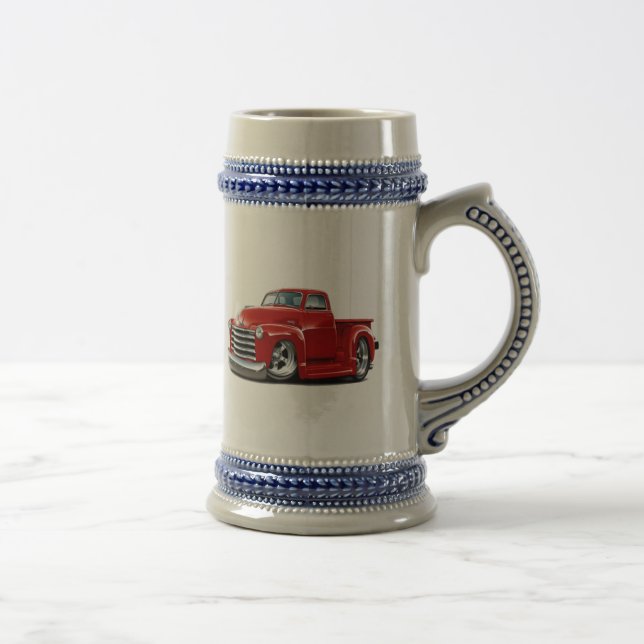 Chevy Rot-LKW 1950-52 Bierglas (Rechts)