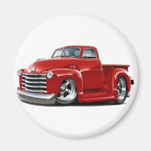 Chevy Rot-LKW 1950-52 Magnet