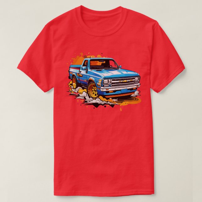 Chevy S10 Drag Truck T-Shirt (Design vorne)