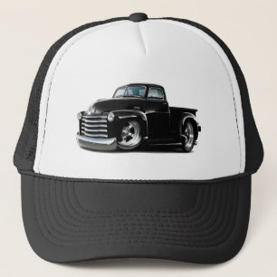 Chevy schwarzer LKW 1950-52 Truckerkappe
