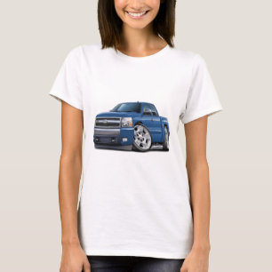 Chevy Silverado blauer Granit-ausgedehntes T-Shirt