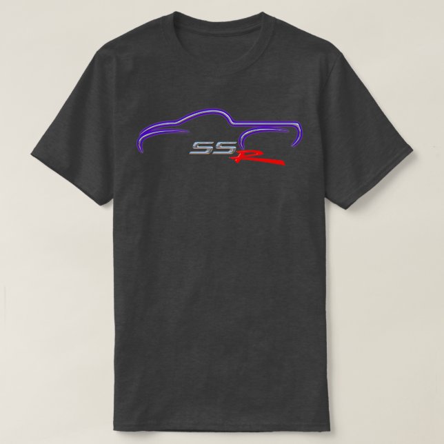Chevy SSR Ultra Violet Silhouette T-Shirt (Design vorne)