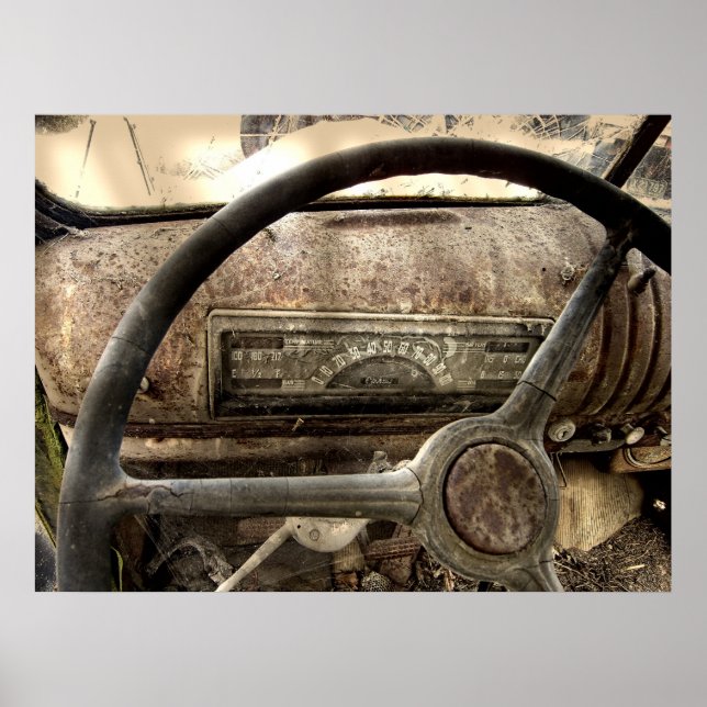 CHEVY TRUCK DASH 1946 POSTER (Vorne)