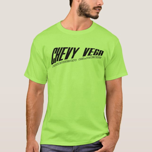 Chevy Vega - schräg gelegener T-Shirt (Vorderseite)