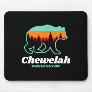 Chewelah Washington Skifahren Bär  Mousepad