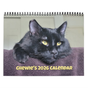 Chewie the Black Cat: 12 Monate Whiskers, Paws, Kalender