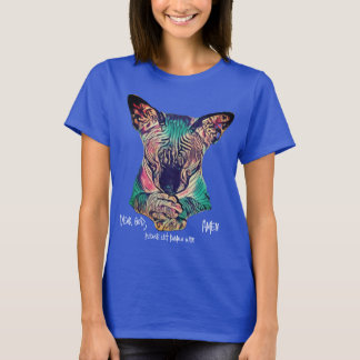 Chewy sez... Bete 4 Kamala. Jersey V-Neck T - Shir T-Shirt