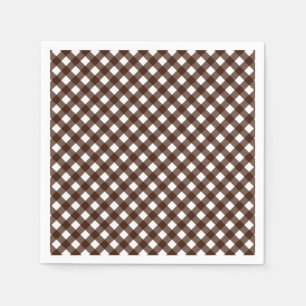 CHEX 13-DUNKELBROWN-PAPIERNAPKINS SERVIETTE