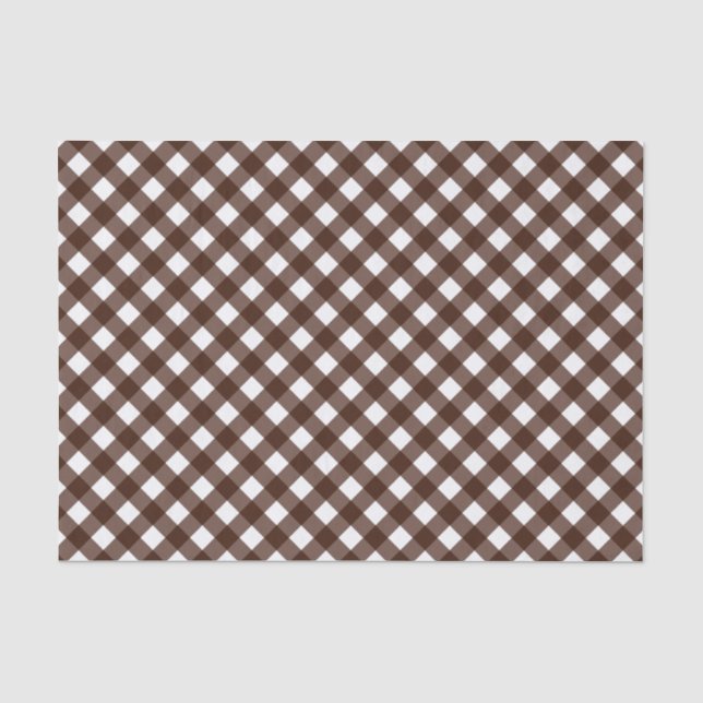 Chex 13-dunkles Brown-TISSUE WRAPPING PAPIER (Vorderseite)