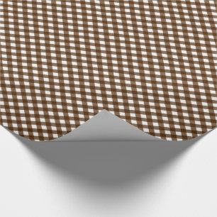 CHEX 14 BROWN-GIFT-WRAPPING-PAPIER GESCHENKPAPIER