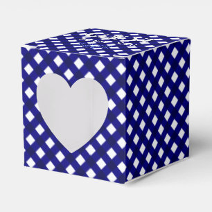 Chex 4-DARK BLUE-GASTGESCHENK BOX, q Geschenkschachtel