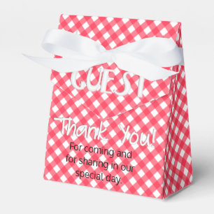 Chex 7-Watermelon Red-GASTGESCHENK BOX, Zelt-Stil Geschenkschachtel