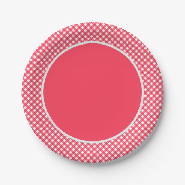 CHEX 7-WATERMELON-ROT-PAPIERE-TELLER-4 PAPPTELLER (Vorderseite)