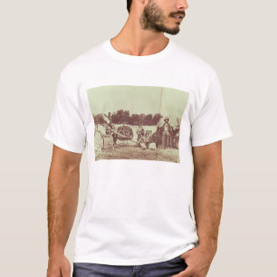 Cheyenne-amerikanischer Ureinwohner in Bewegung, T-Shirt